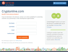 Tablet Screenshot of cryptonline.com